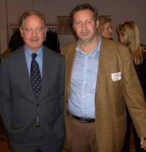 Marchese Piero Antinori with Writer Daniel Bellino-Zwicke in NEW YORK